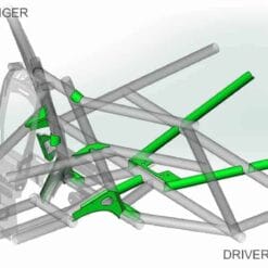 S3 Power Sports Can-am Maverick X3 Chassis Weld-in Gusset Kit