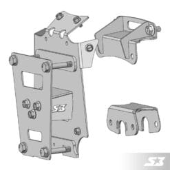 S3 Power Sports Can-am Maverick X3 Gusset Kit, Front Chassis Strength