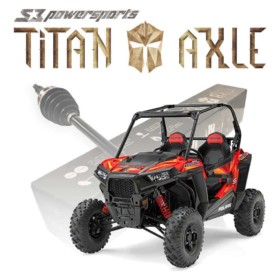 S3 Power Sports Polaris Rzr S Axles, Titan Edition, 19 Newer