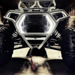 L And W  Fab Polaris Rzr Xp Front Winch Bumper, Full Protection