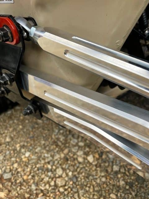L And W Fab Can-am Maverick X3 Radius Rods, Billet High Clearance, 72" Edition