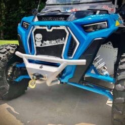L And W  Fab Polaris Rzr Xp Winch Bumper, Low Profile