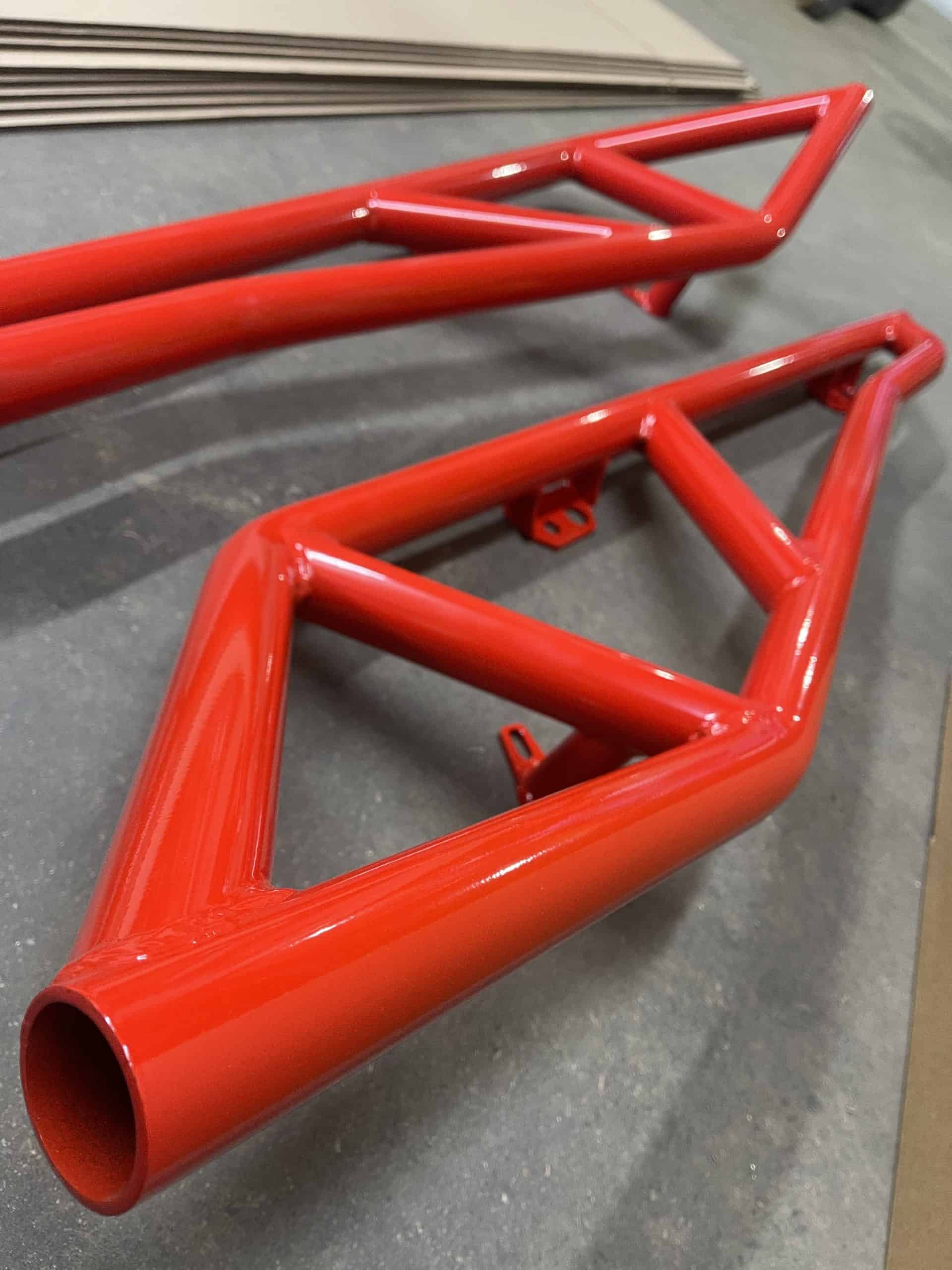 L And W Fab Polaris Rzr Tree Kicker, Nerf Bars