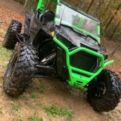 L And W  Fab Polaris Rzr Xp Front Winch Bumper, Full Protection