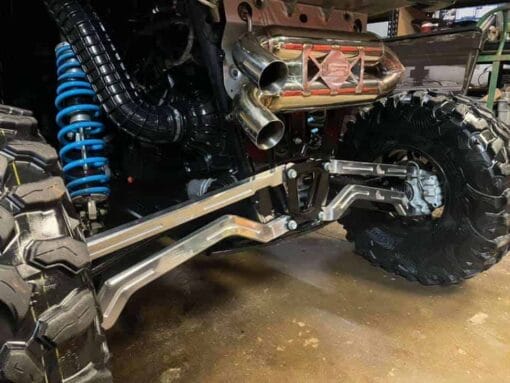 L And W  Fab Polaris Rzr Xp Radius Rods Set, High Clearance