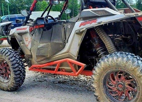 L And W Fab Polaris Rzr Tree Kicker, Nerf Bars