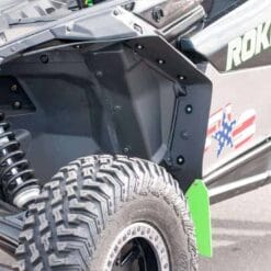 Rokblokz Can-am Maverick X3 Fender Extensions, Mud Flaps/brp Fenders Installed