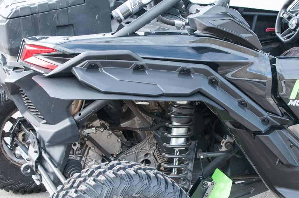 Rokblokz Can-am Maverick X3 Fender Extensions, Mud Flaps/brp Fenders Installed