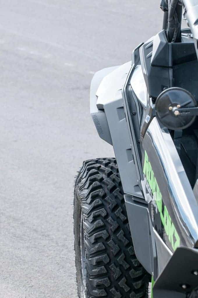 Rokblokz Can-am Maverick X3 Fender Extensions, Mud Flaps/brp Fenders Installed