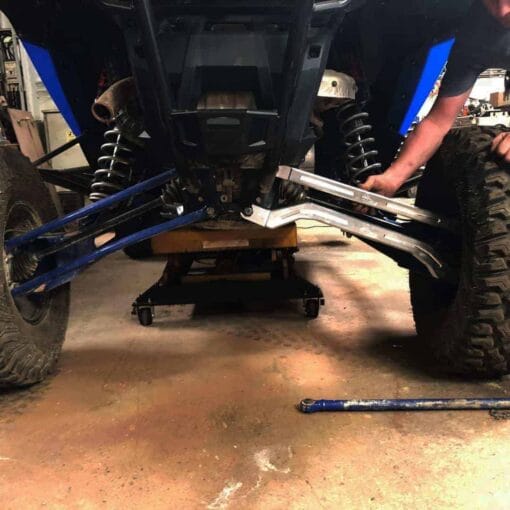 L And W  Fab Polaris Rzr Xp Turbo S Radius Rod Set, 2 Heim Adjustable