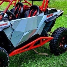 L&w Fab Polaris Rzr Tree Kicker, Nerf Bars