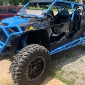 L&w Fab Polaris Rzr Xp 4 Series Tree Kicker, Nerf Bars