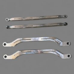 L And W  Fab Polaris Rzr Xp Turbo S Radius Rod Set, 2 Heim Adjustable