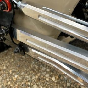 L And W  Fab Can-am Maverick X3 Radius Rods, Billet High Clearance, 72" Edition