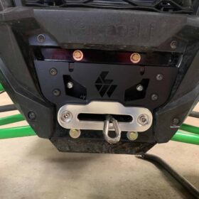 L And W  Fab Kawasaki Krx 1000 Winch Mount