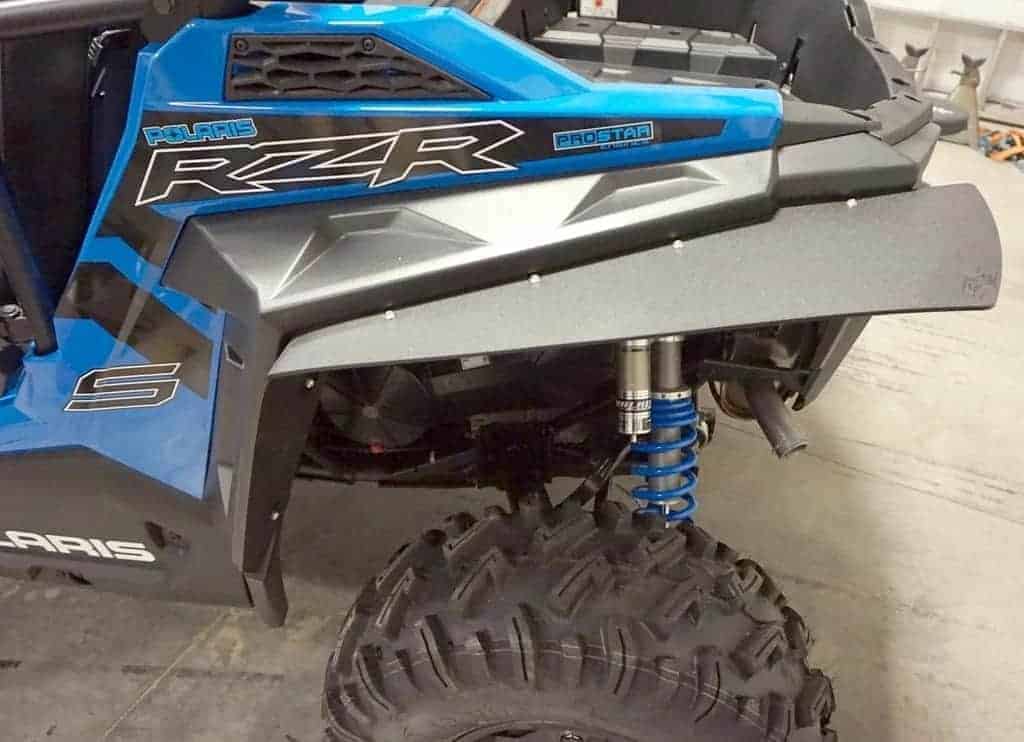 Rokblokz Polaris Rzr S Mud Flap Fender Extensions