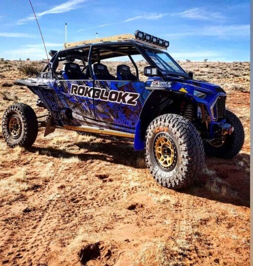Rokblokz Polaris Rzr Xp Mud Flap Fender Extensions, Sport Max Edition