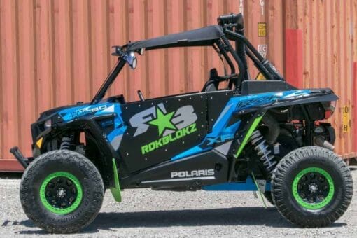 Rokblokz Polaris Rzr Xp Mud Flap Fender Extensions, Sport Max Edition