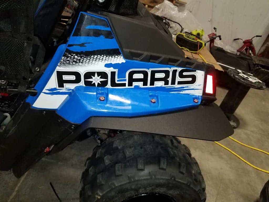 Rokblokz Polaris Rzr 170 Mud Flap Fender Extensions