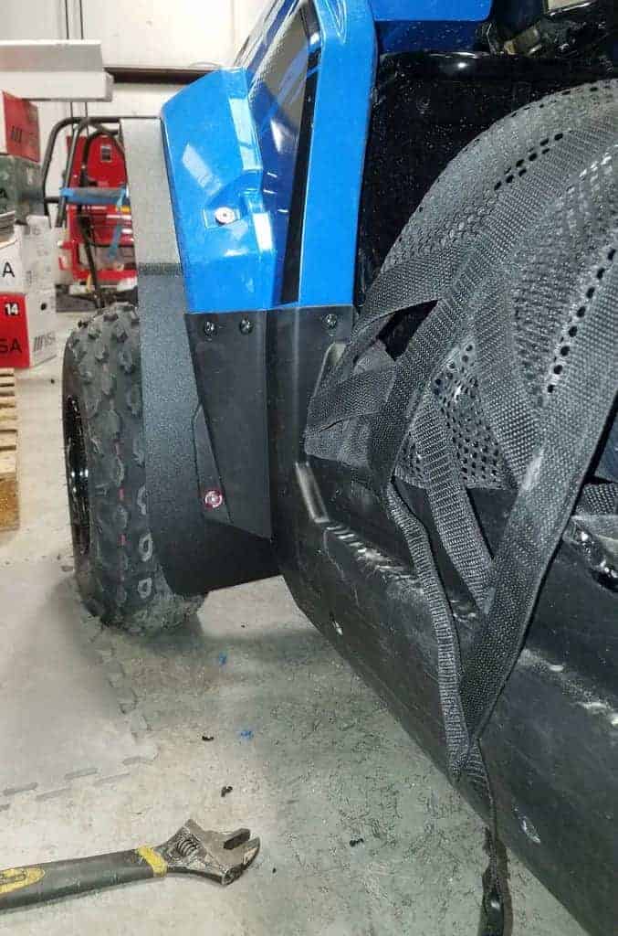Rokblokz Polaris Rzr 170 Mud Flap Fender Extensions
