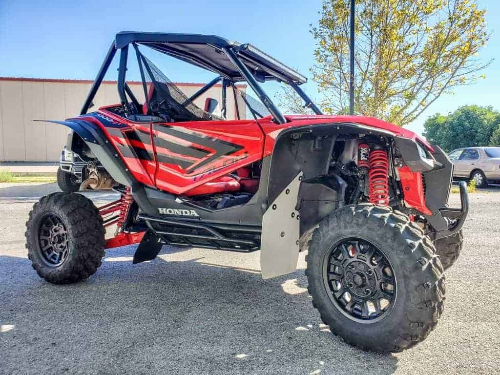 Rokblokz Honda Talon Trailing Arm Guards, Mud Flaps