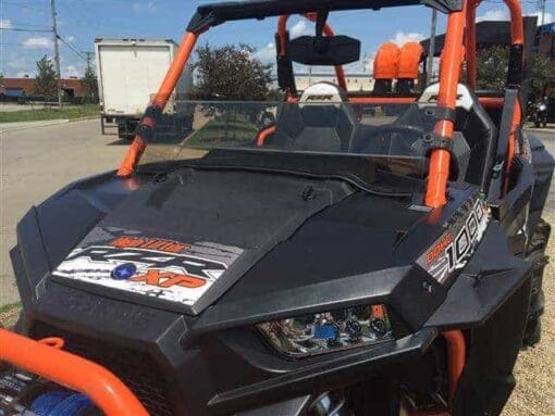 Polaris Rzr Xp Half Windshield, Formed Poly