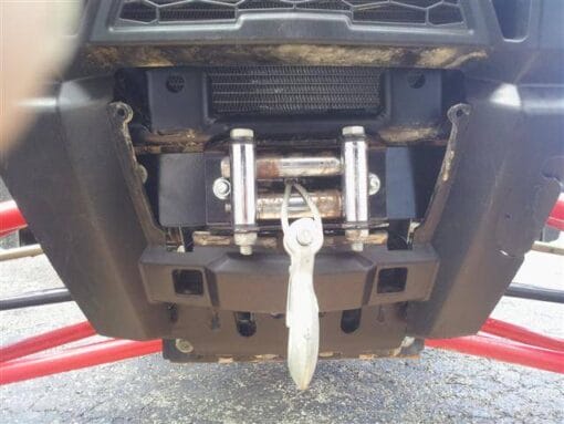 Polaris Rzr Winch Mount Bracket, Over Diff