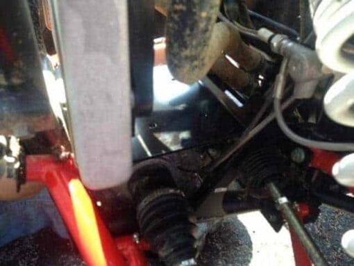 Polaris Rzr Winch Mount Bracket, Over Diff