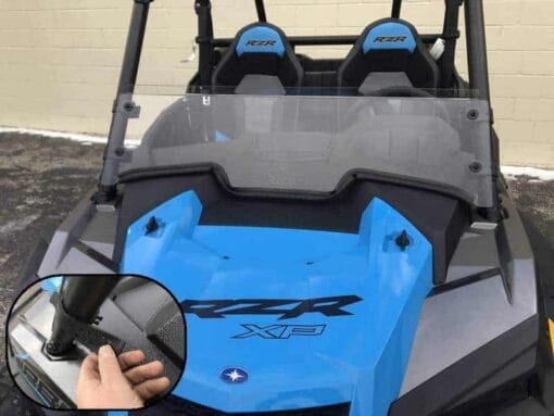 Polaris Rzr Half Windshield, New Xp Body Style