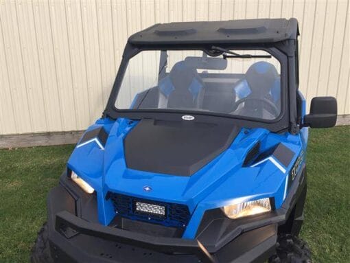 Polaris General Glass Windshield, Dot Stamped