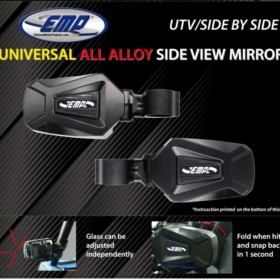 Utv Side View Mirrors, Adjustable