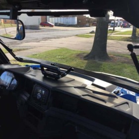 Polaris General Flip Up Front Windshield