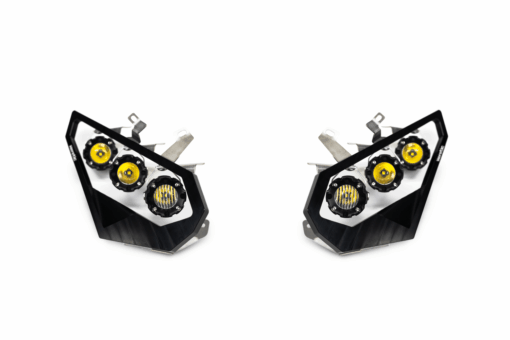 Heretic Studio Can-am Maverick X3 Headlights, Billet Led