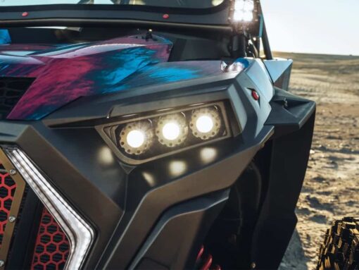 Heretic Studio Polaris Rzr Xp Headlights, Led Power