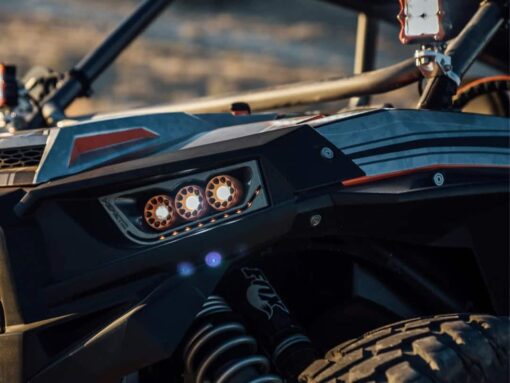 Heretic Studio Polaris Rzr Xp Headlights, Led Power