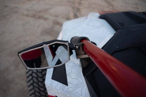 Sector Seven Utv Side View Mirrors, Solid Billet