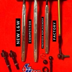 L And W Fab Polaris Rzr Xp Turbo Tie Rods, Upgrade Options