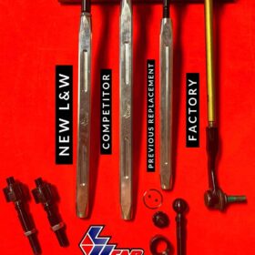 L And W  Fab Polaris Rzr Xp Turbo Tie Rods, Upgrade Options