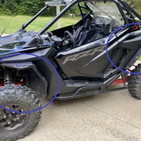 Polaris Rzr Pro Xp Fender Extensions, Turbo R Fender Extensions