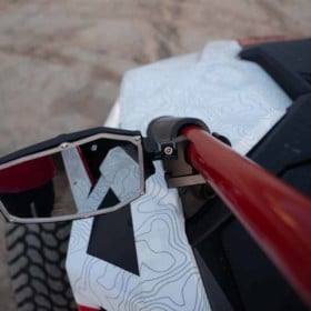 Sector Seven Utv Side View Mirrors, Solid Billet