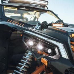 Heretic Studio Can-am Maverick X3 Headlights, Billet Led