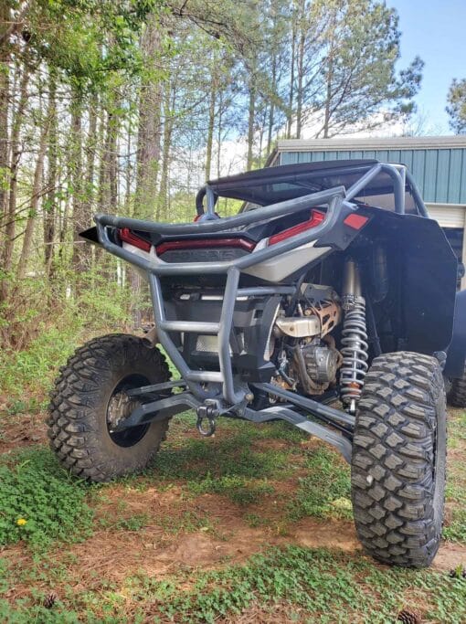 L And W  Fab Polaris Rzr Xp Series Rear Bumper, Full Protection