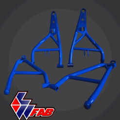 L And W  Fab Polaris Rzr Xp Turbo S Forward A Arms, Hc 1.75" Edition