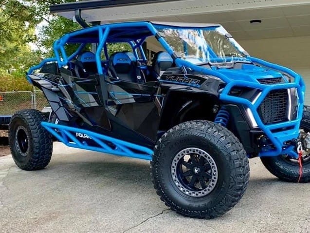 L And W Fab Polaris Rzr Xp 4 Turbo S Tree Kicker, Nerf Bars