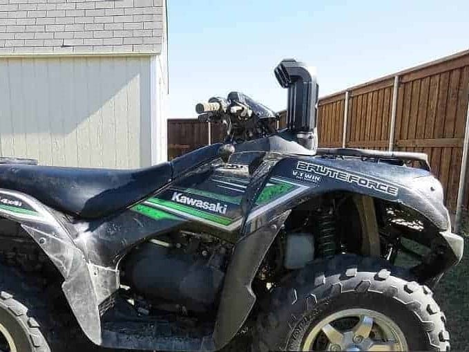 Snorkel Your Atv Kawasaki Brute Force Snorkel Kit, Warrior Edition