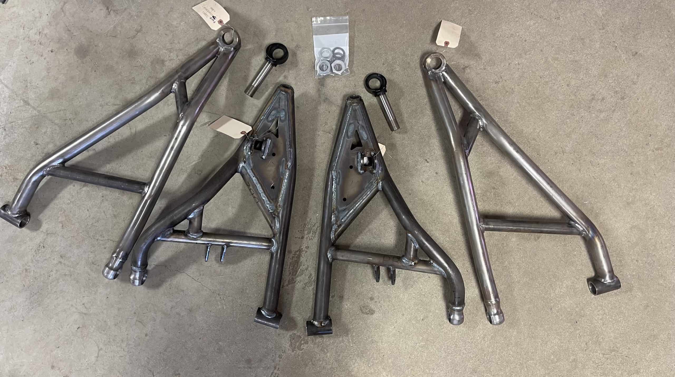 L And W Fab Polaris Rzr Xp Turbo S Forward A Arms, Mega Ball 1.75" Edition