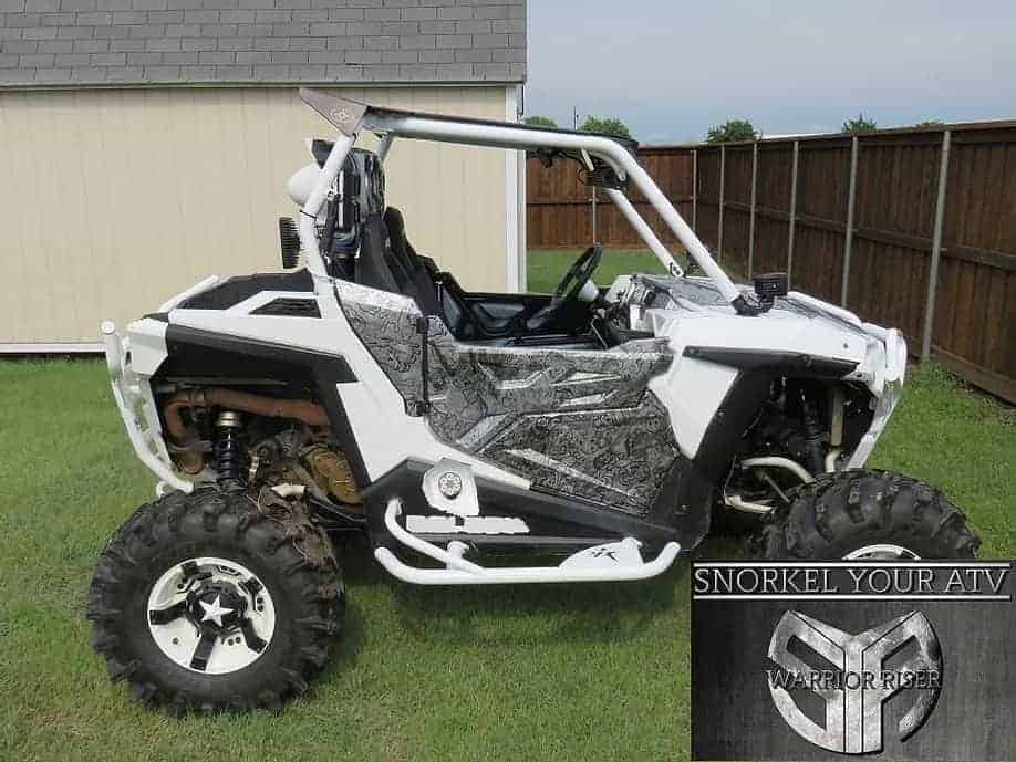 Snorkel Your Atv Polaris Rzr S 1000 Snorkel Kit, Dual 2" Warrior Edition