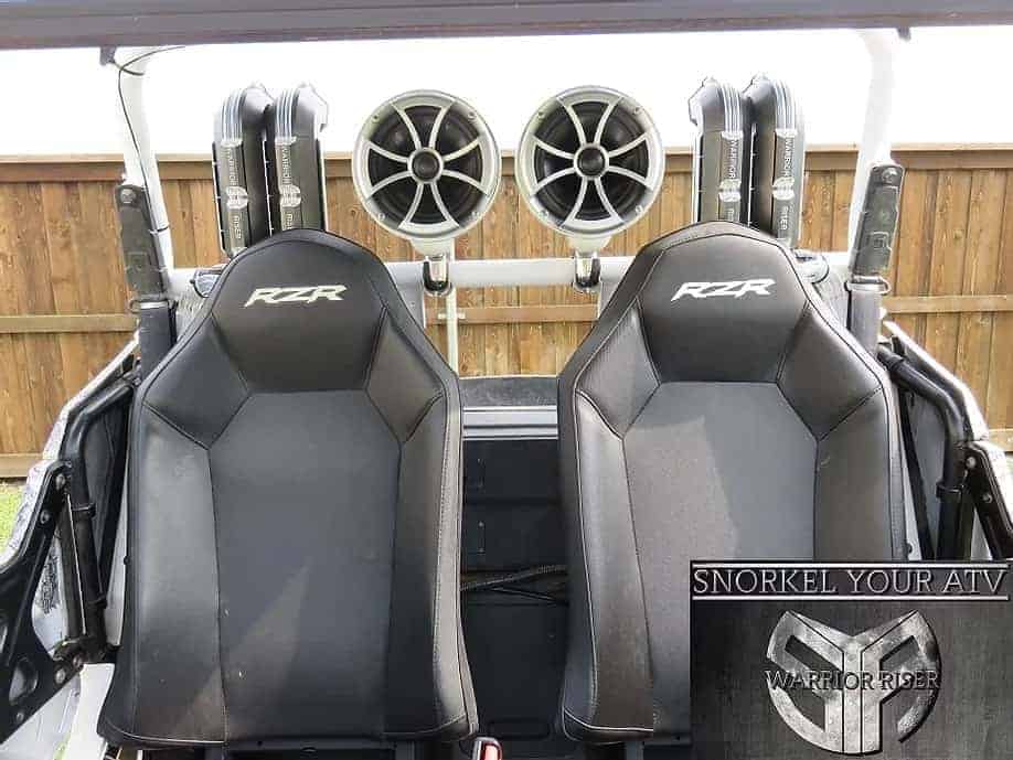 Snorkel Your Atv Polaris Rzr S 1000 Snorkel Kit, Dual 2" Warrior Edition
