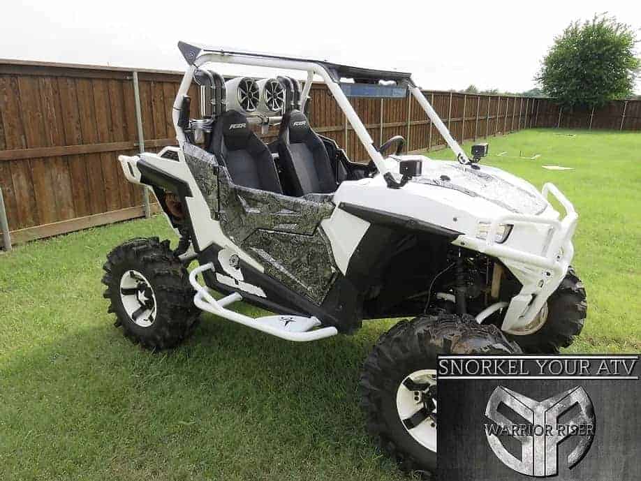 Snorkel Your Atv Polaris Rzr S 1000 Snorkel Kit, Dual 2" Warrior Edition