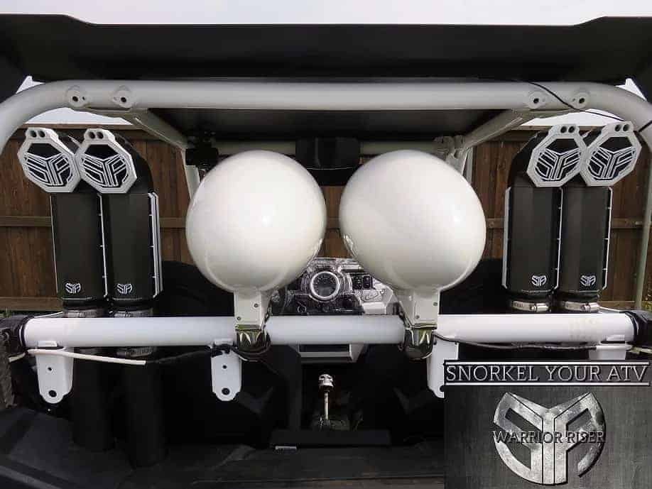 Snorkel Your Atv Polaris Rzr S 1000 Snorkel Kit, Dual 2" Warrior Edition
